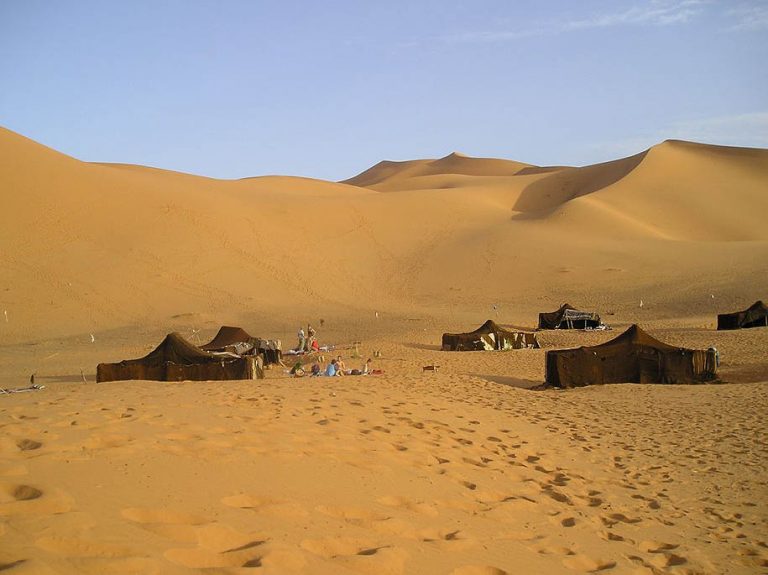 Oasi di Dubira tende berbere